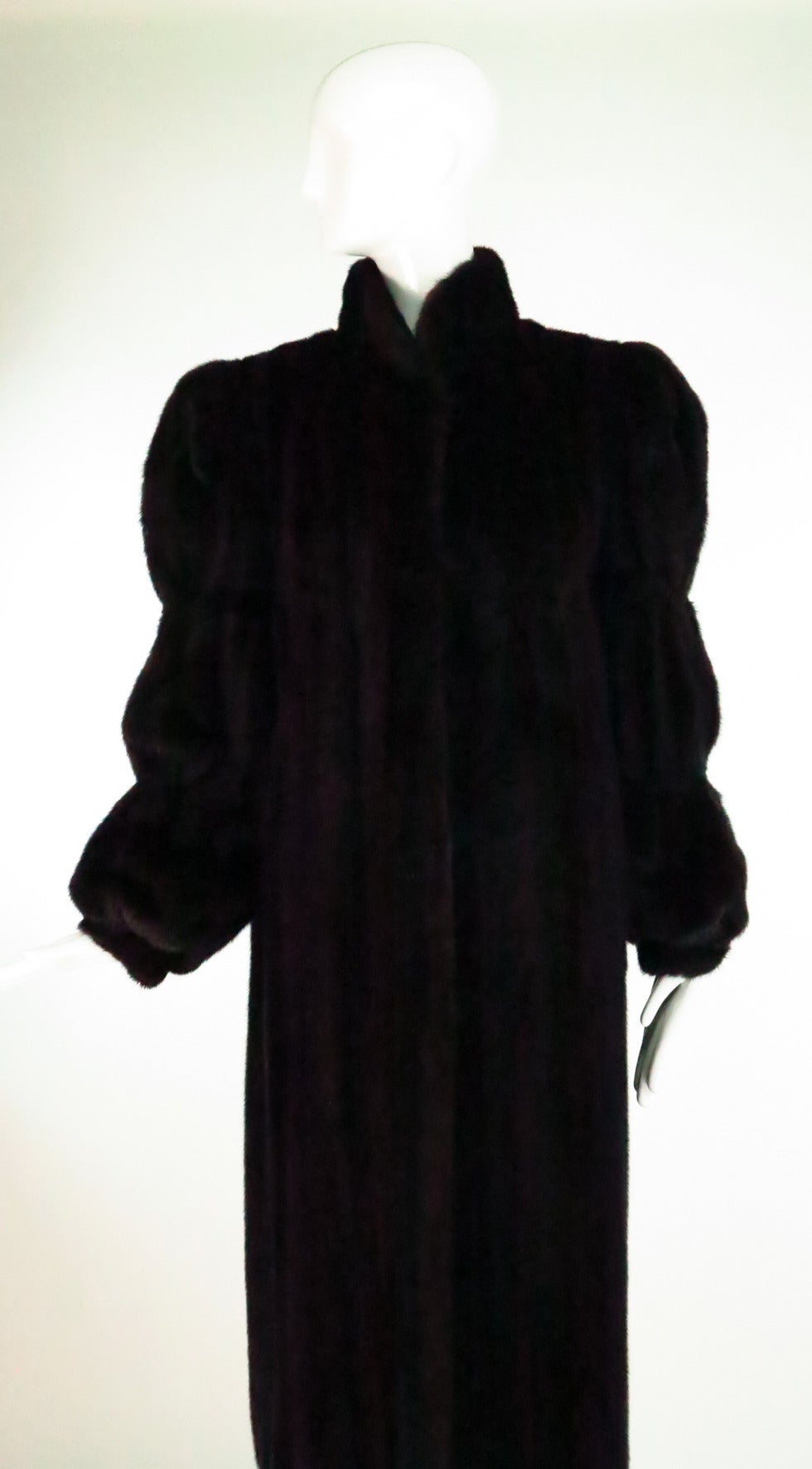 Blackglama female mink fur coat 5