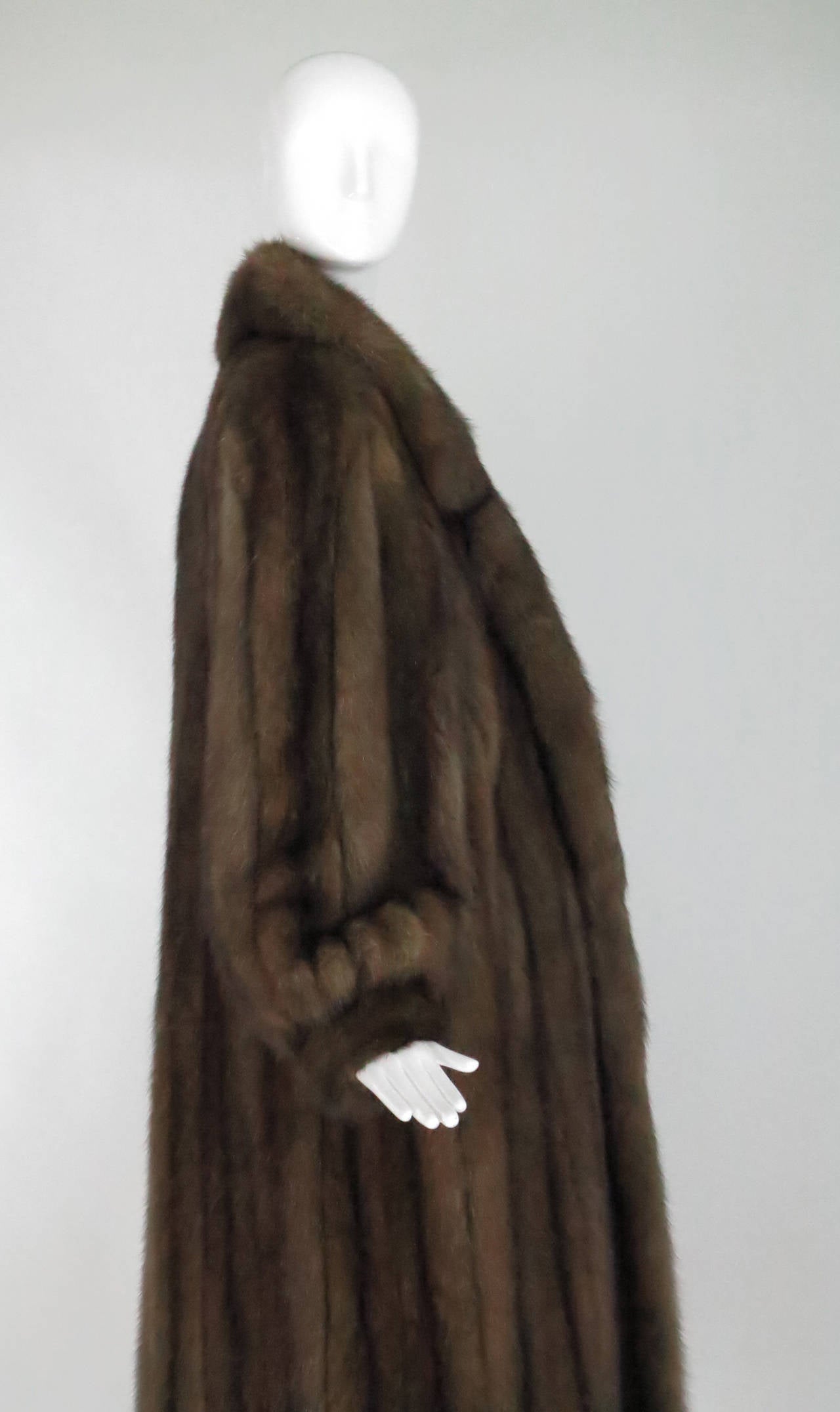 Women's Saks Jandel full length Russian sable coat