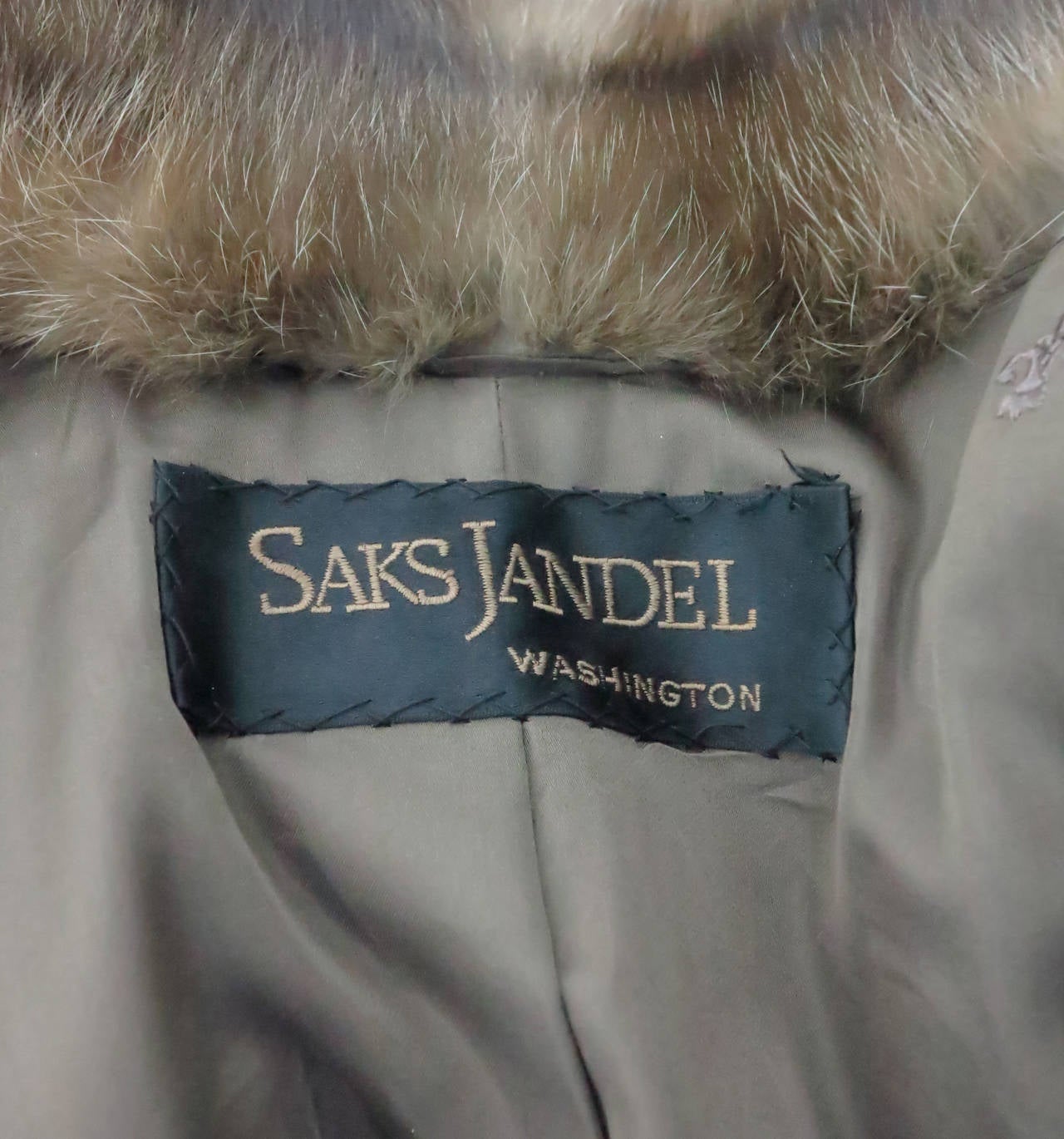 Saks Jandel full length Russian sable coat 2
