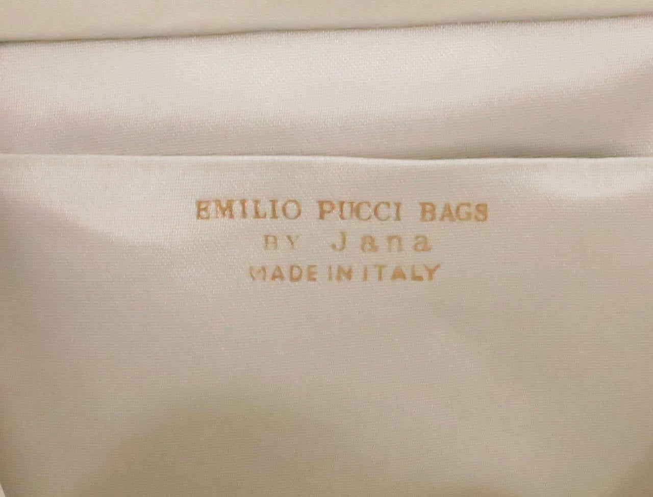 Vintage Pucci silk print & leather handbag 1