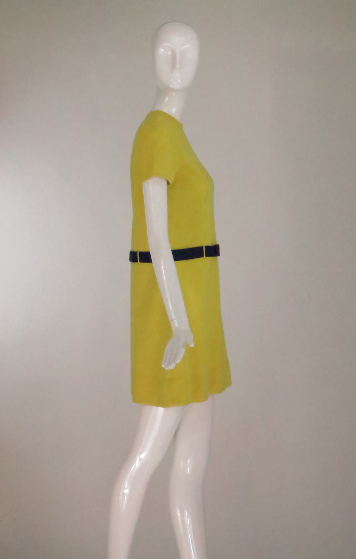 Early 1970s Bill Blass colour block mod knit dress In Excellent Condition In West Palm Beach, FL