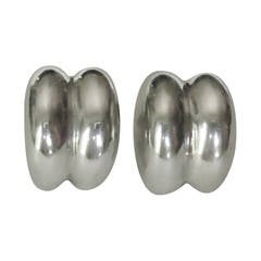 Patricia Von Musulin sterling silver clip on earrings