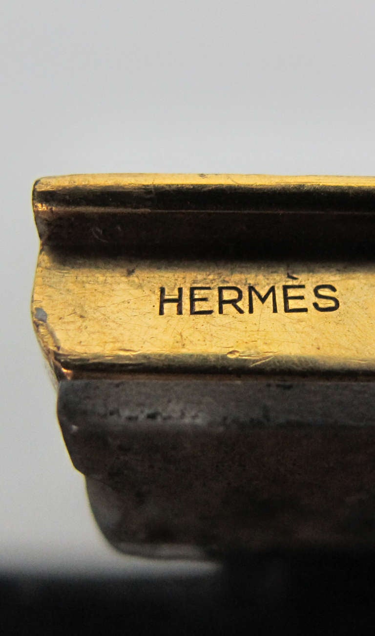 Women's Hermes Constance bag in  black box calf