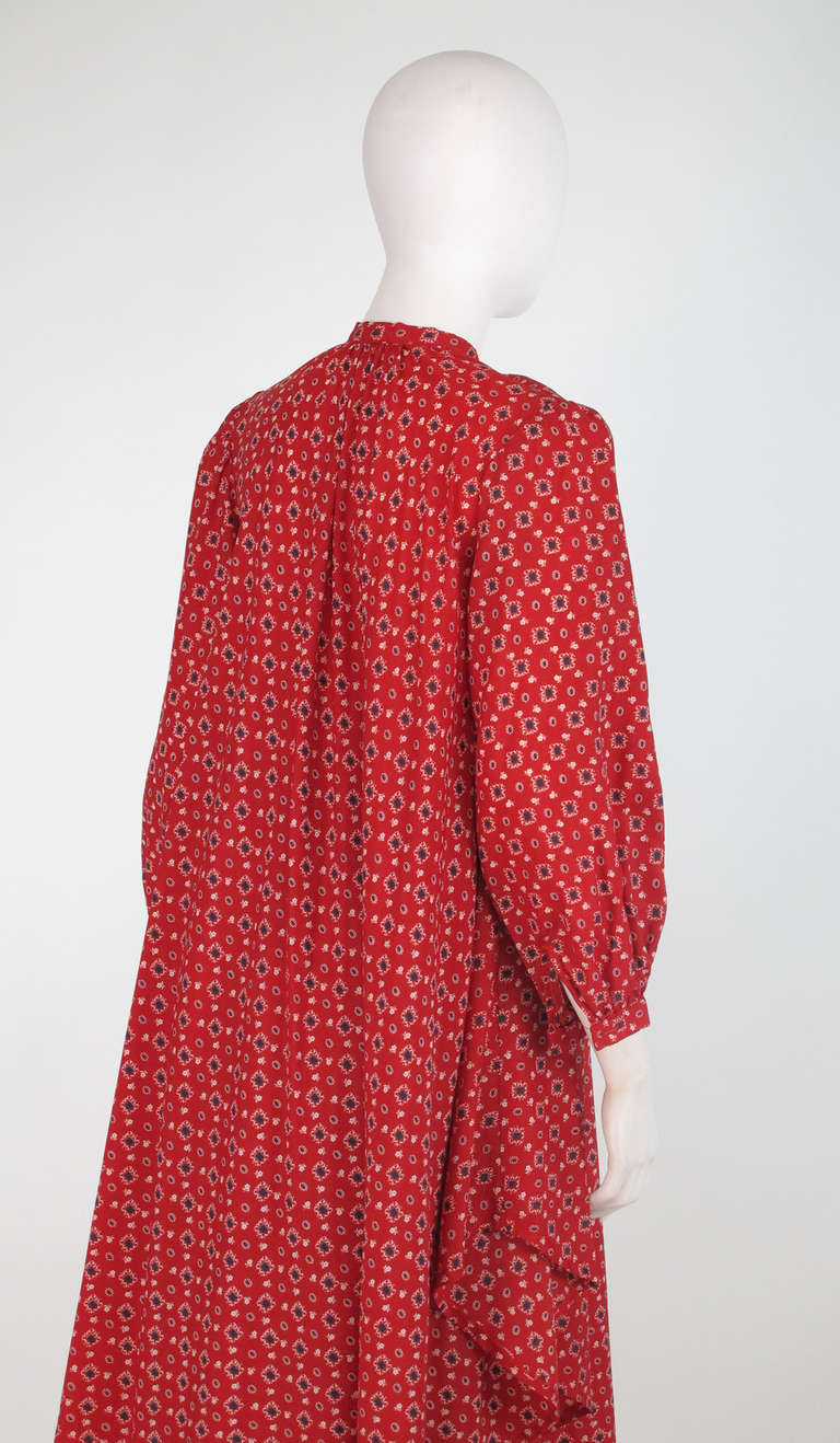 1970s Julio New York silk floral tunic & skirt 2