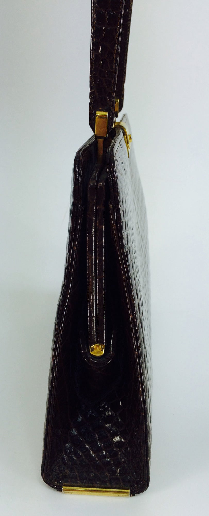chocolate brown handbag