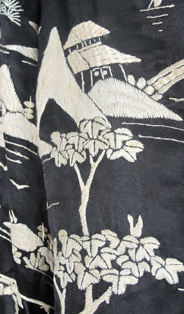 1920s silk embroidered Japonisme Art Deco jacket 6