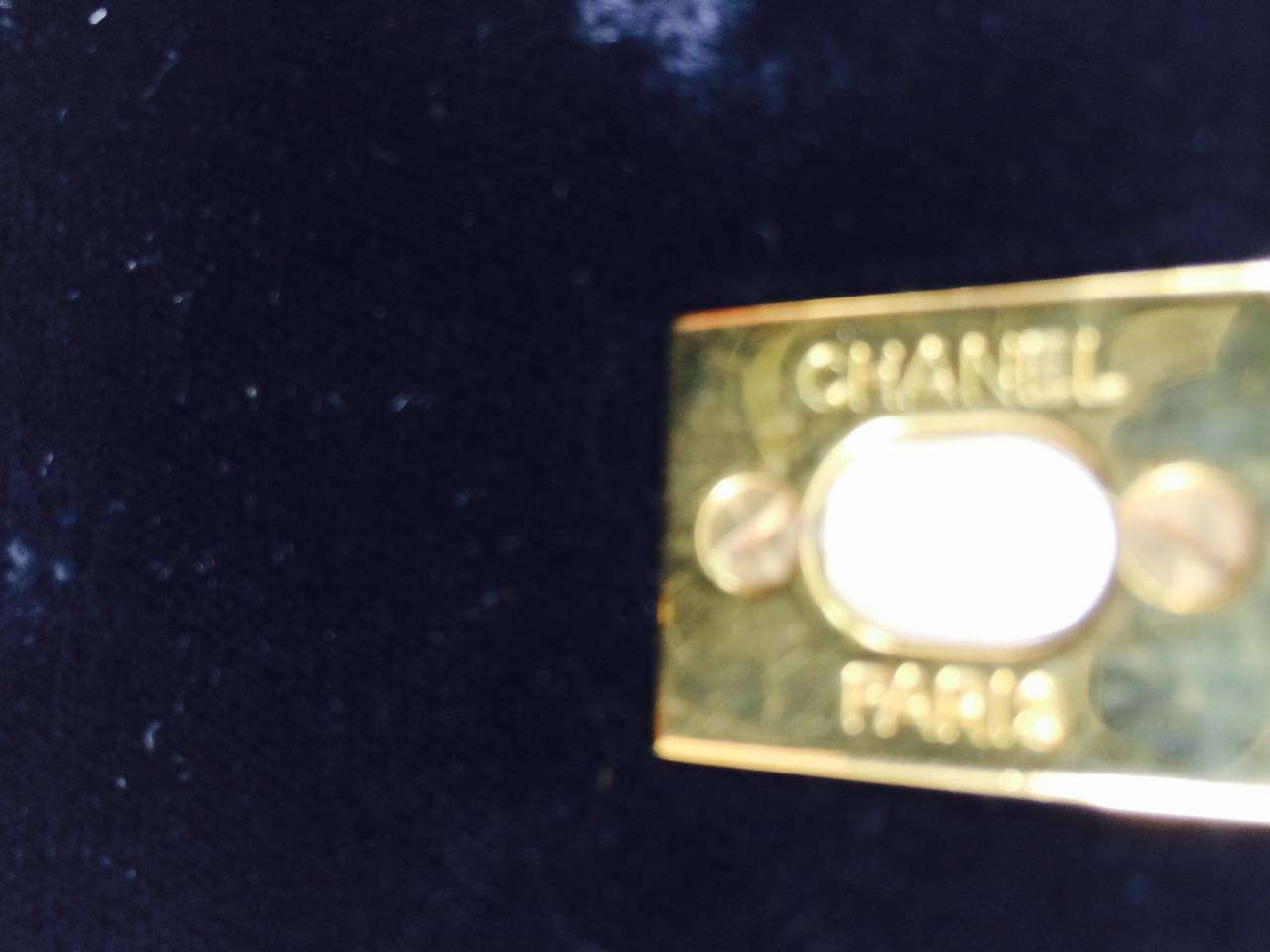 1996 Chanel quilted black velvet leather lined mini back pack 5