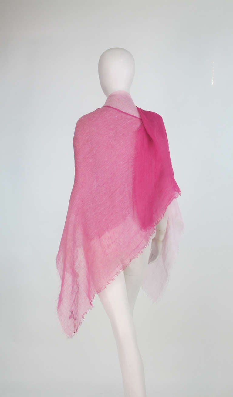 Loro Piana large linen shawl 1