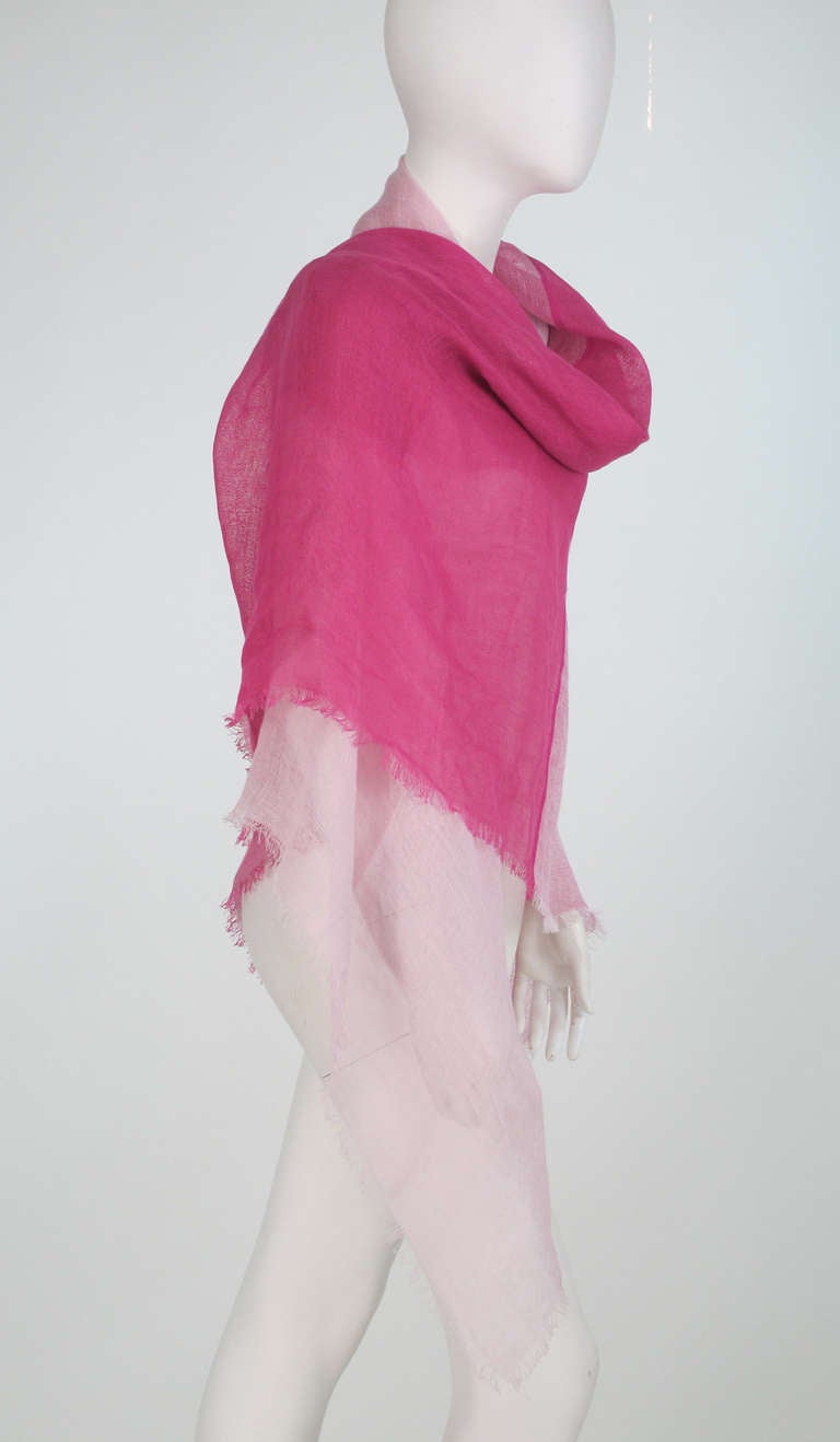 Loro Piana large linen shawl 3