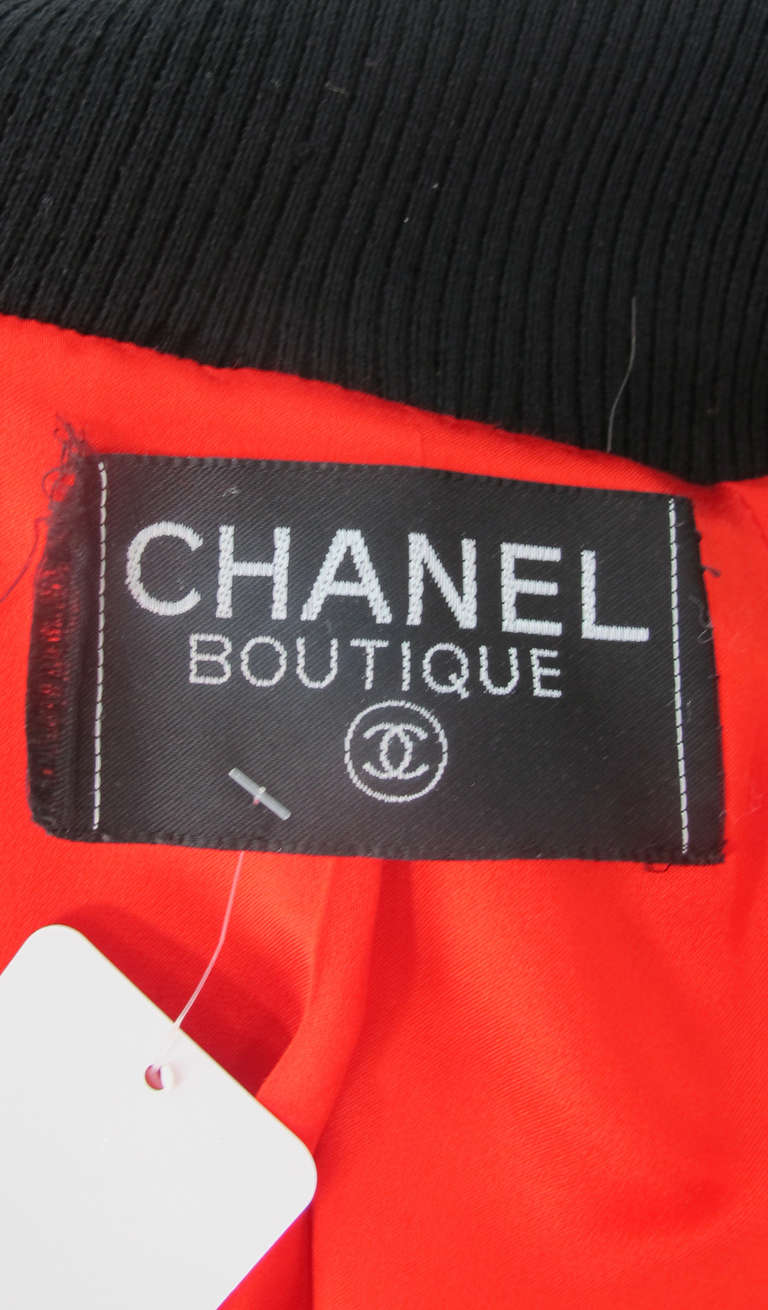 1980s Chanel ballet print silk bomber jacket 6