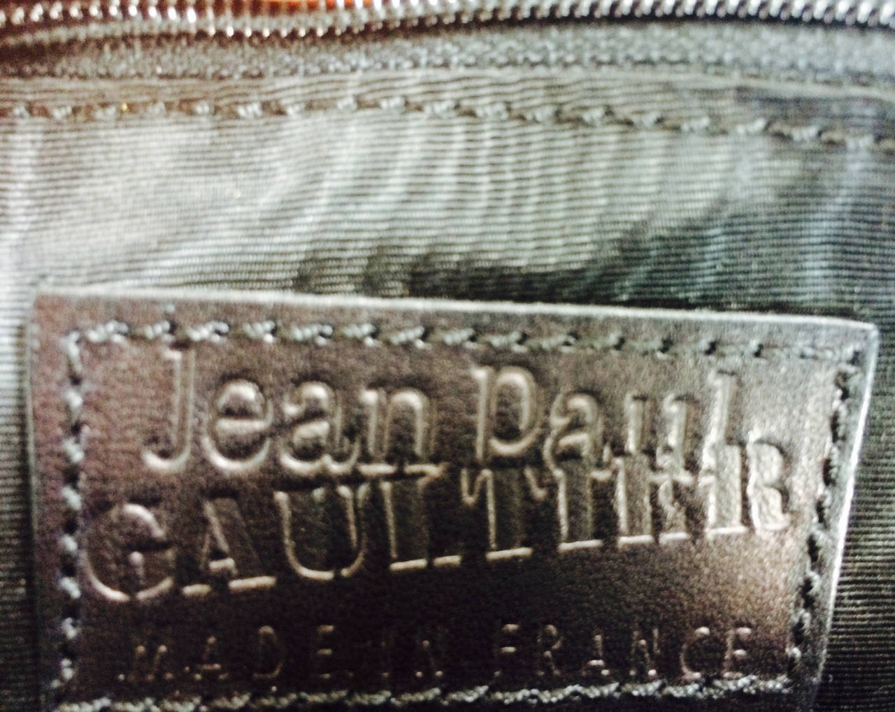 Rare 1998 Jean Paul Gaultier black leather bustier/corset  shoulder handbag 2