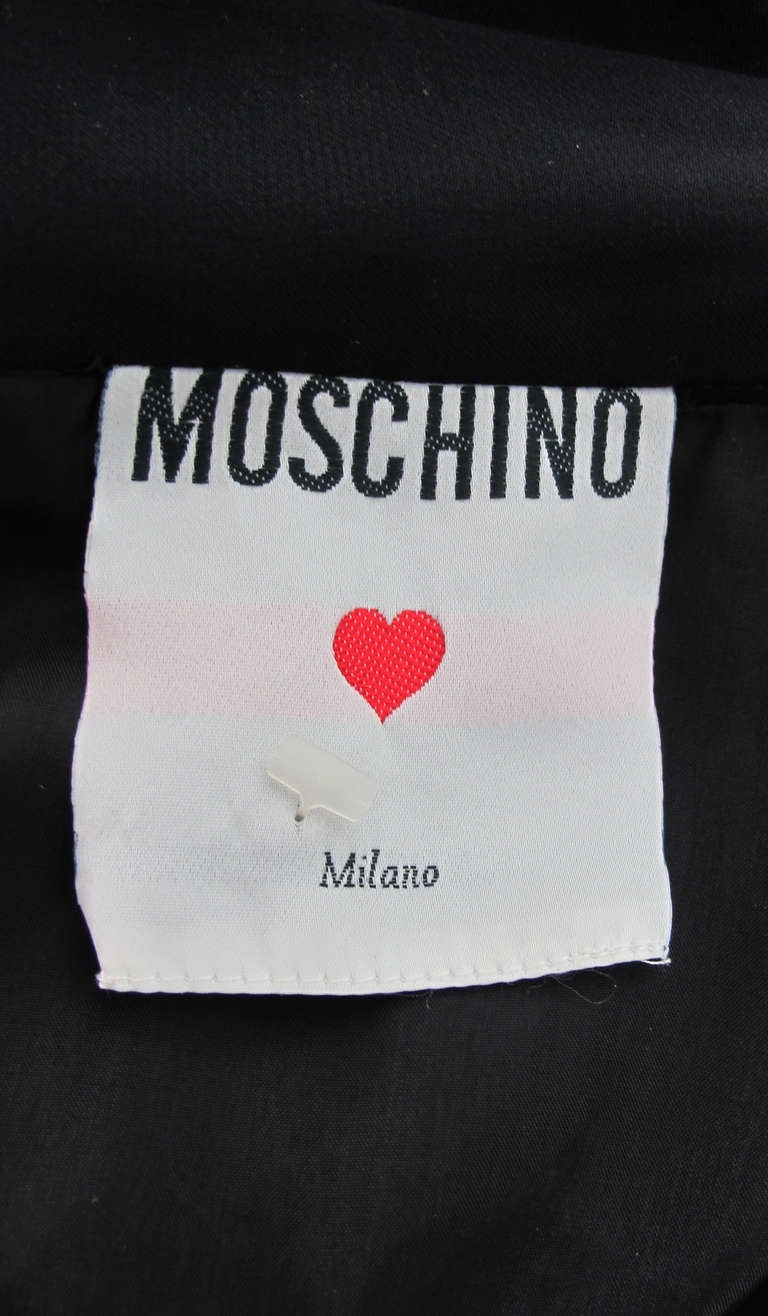 Rare 1980s Moschino The Best Things in Life are Free 3pc set at 1stDibs