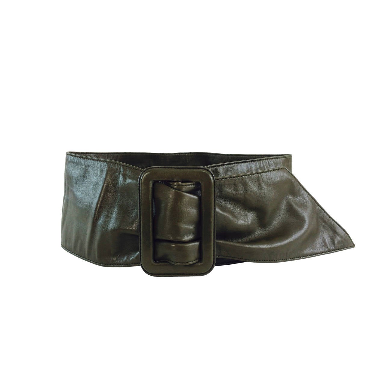 prada metallic chain belt  