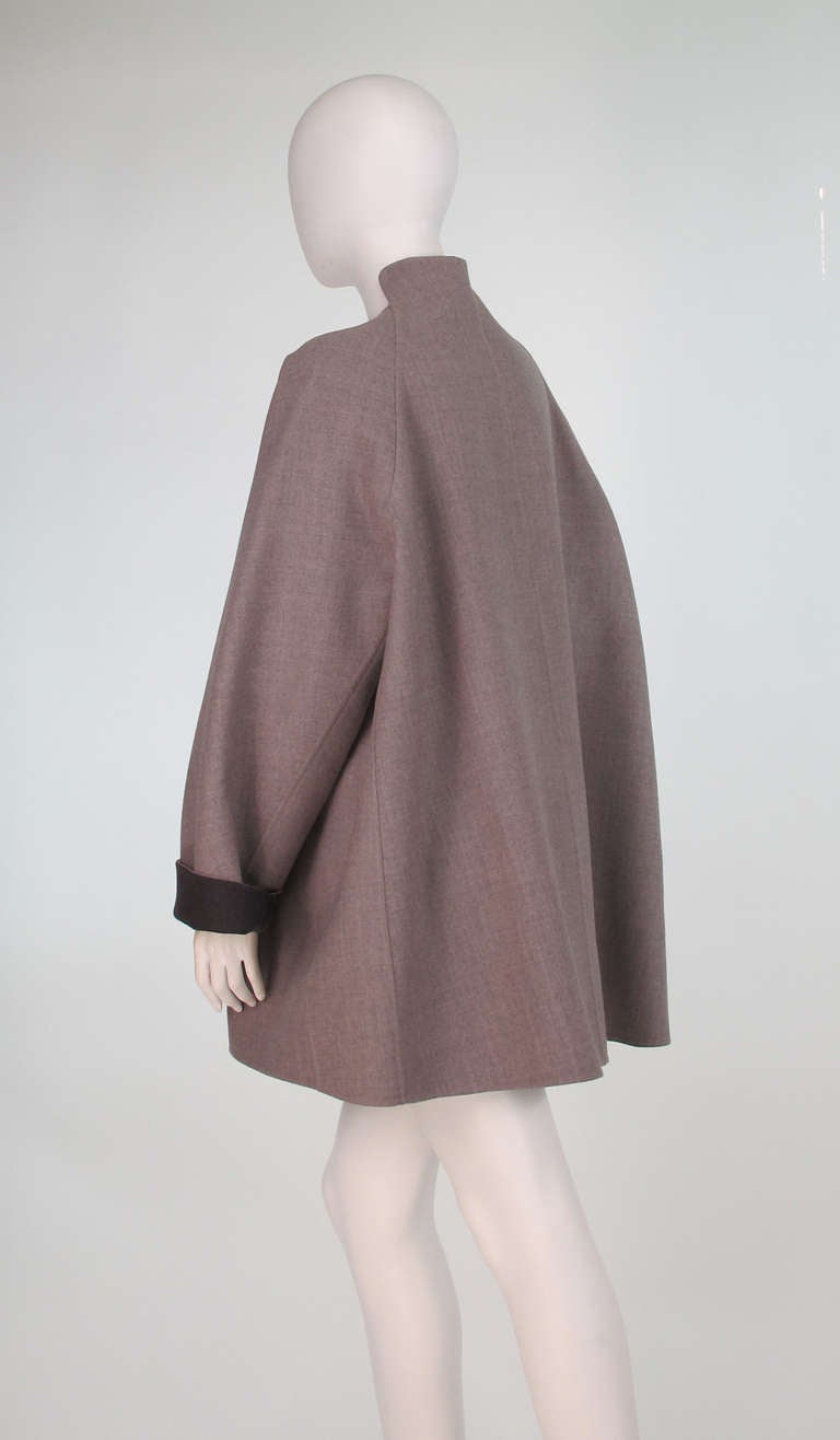 Women's 1990s Geoffrey Beene double face wool coat