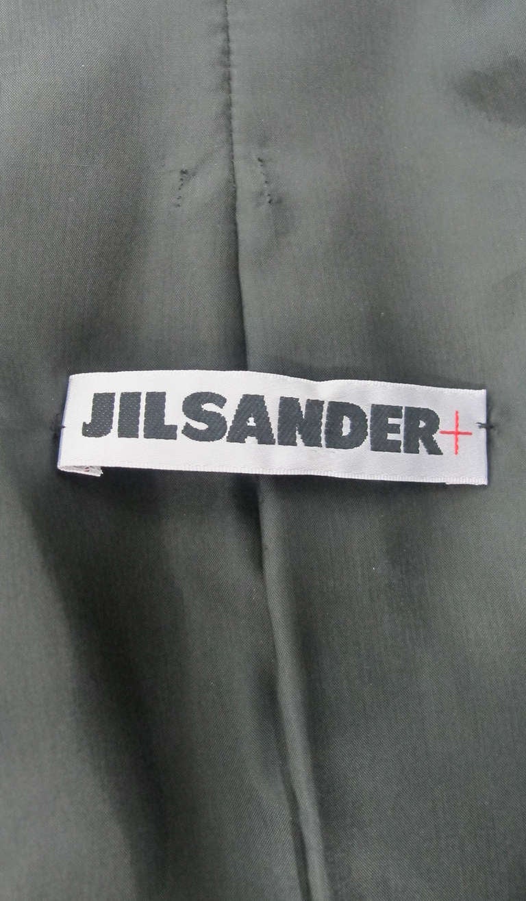 1990s Jil Sander black velvet jacket 5