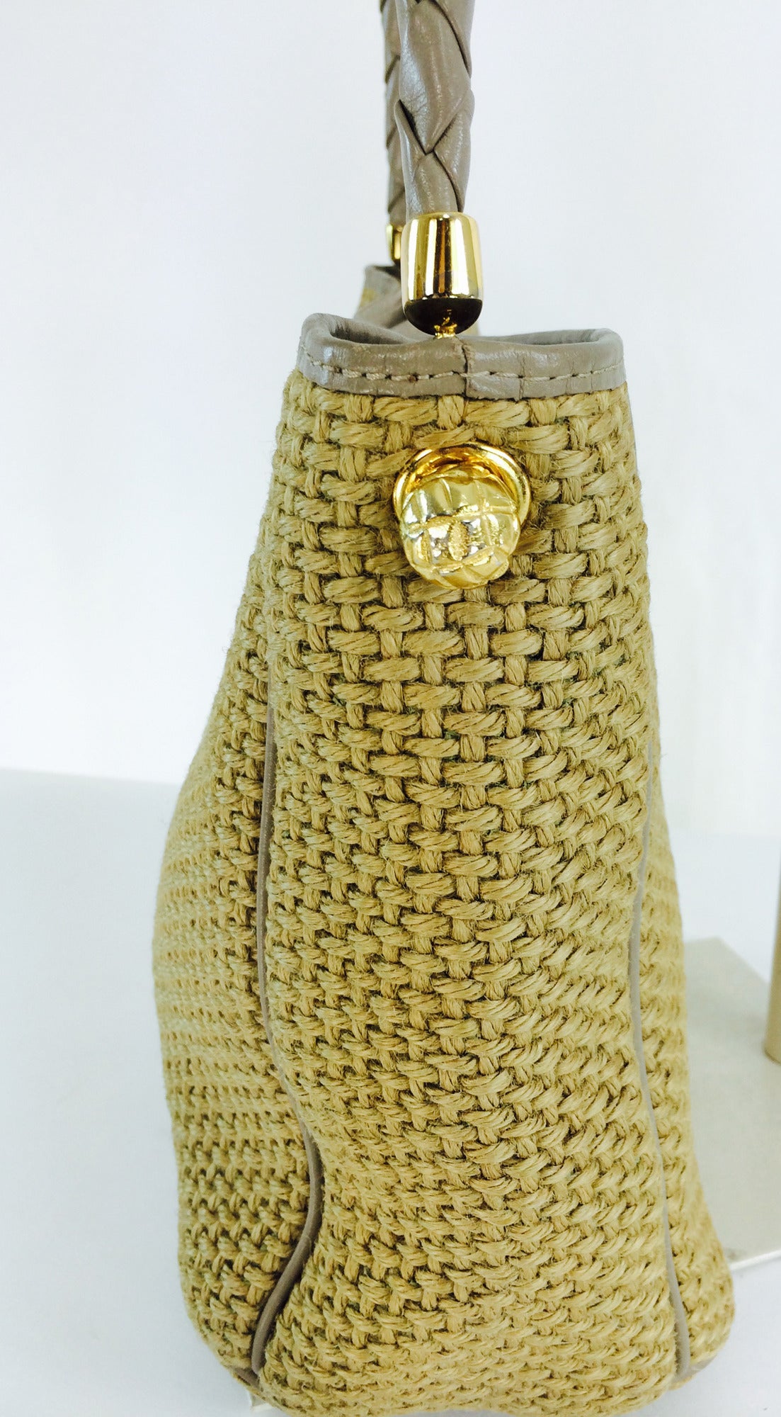 jute and leather bags