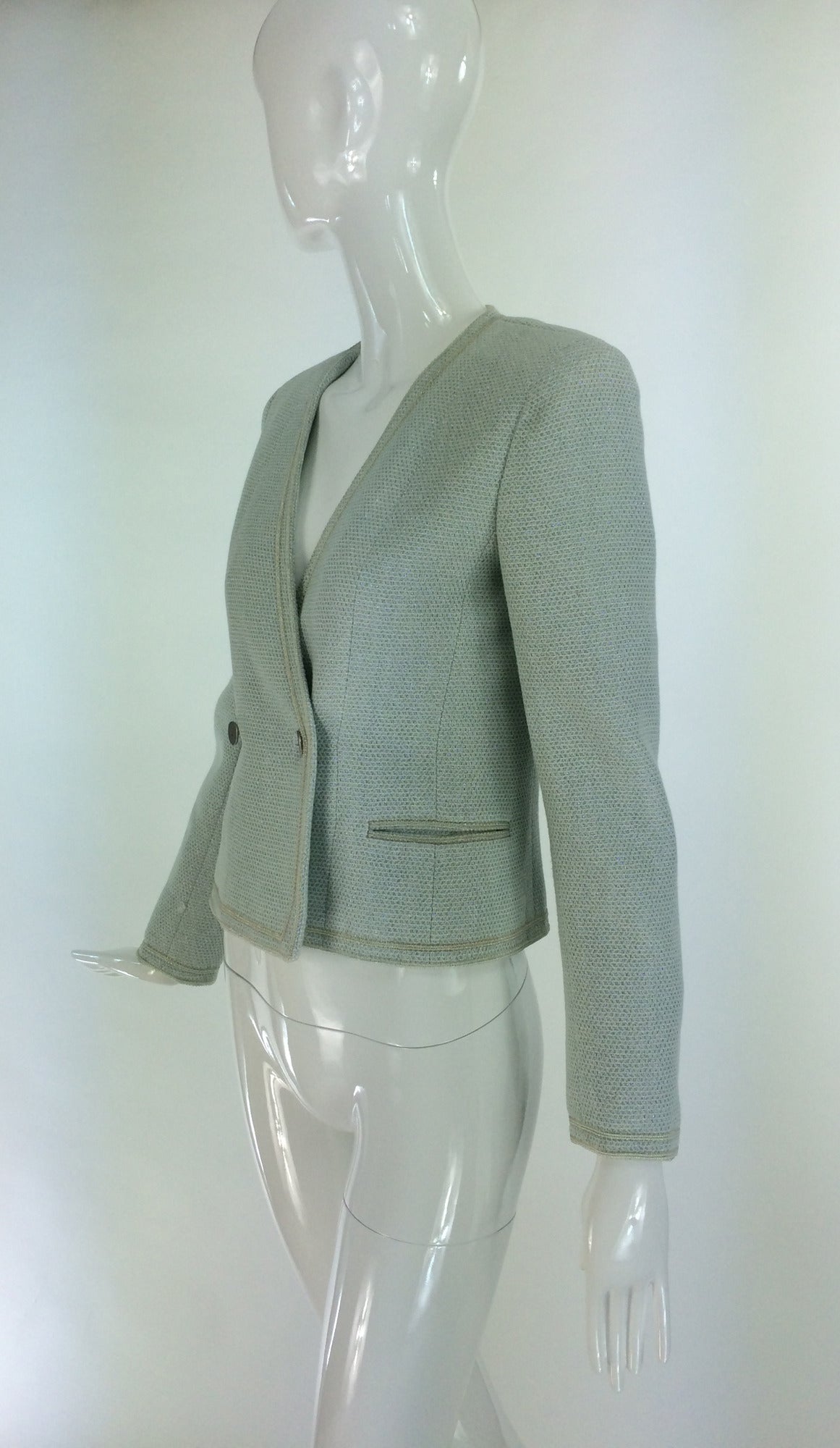 green glitter jacket