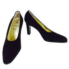 Bruno Magli chocolate brown suede pumps 6 1/2 unworn 2
