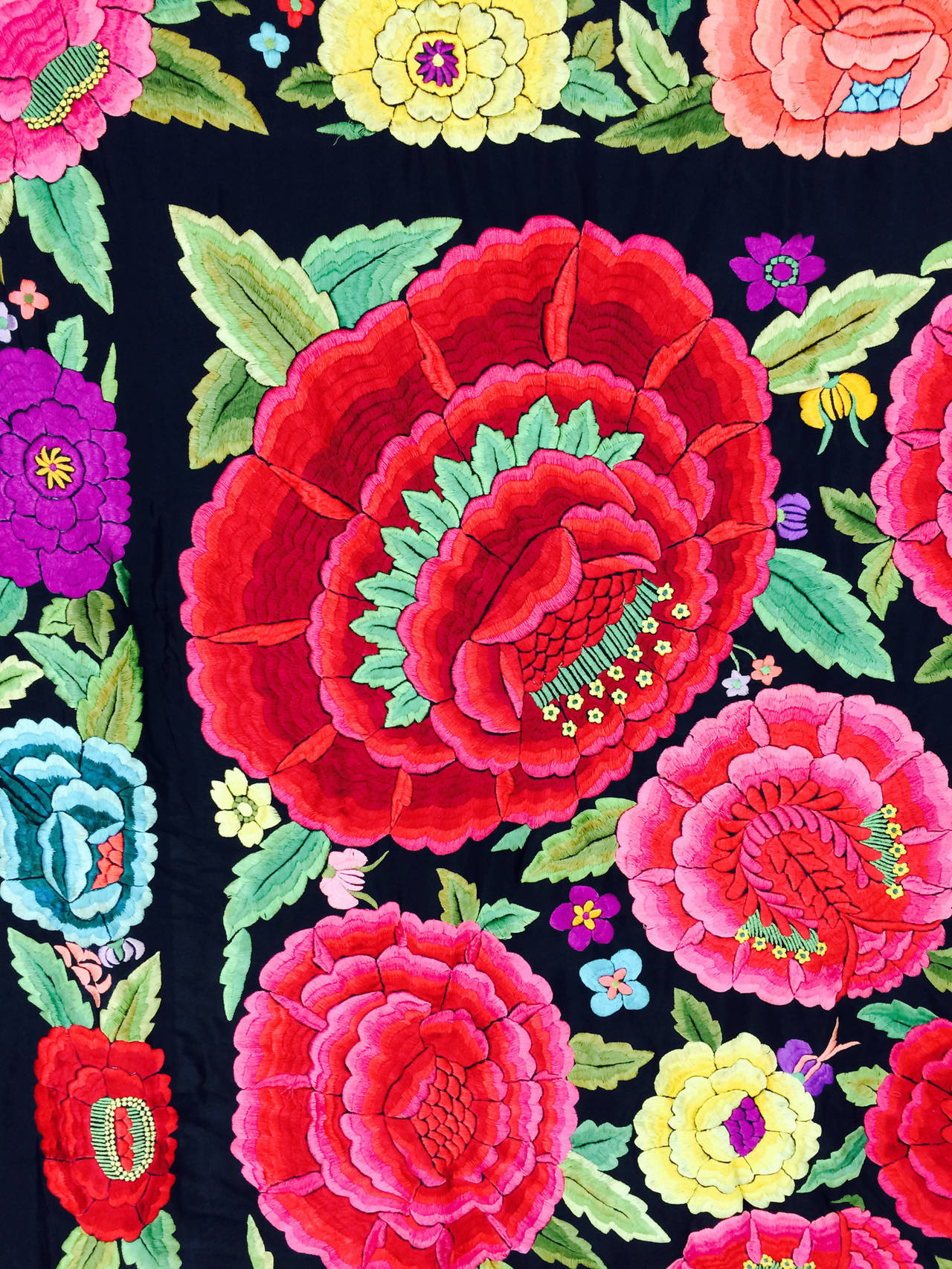 spanish embroidered shawl