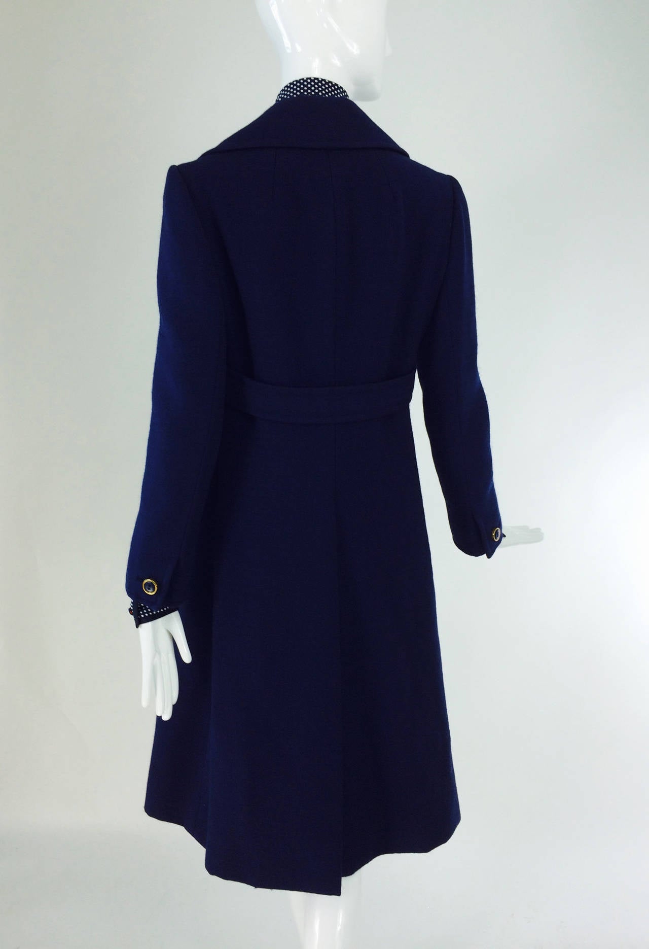 Geoffrey Beene flower check dress & coat ensemble 1960s 4