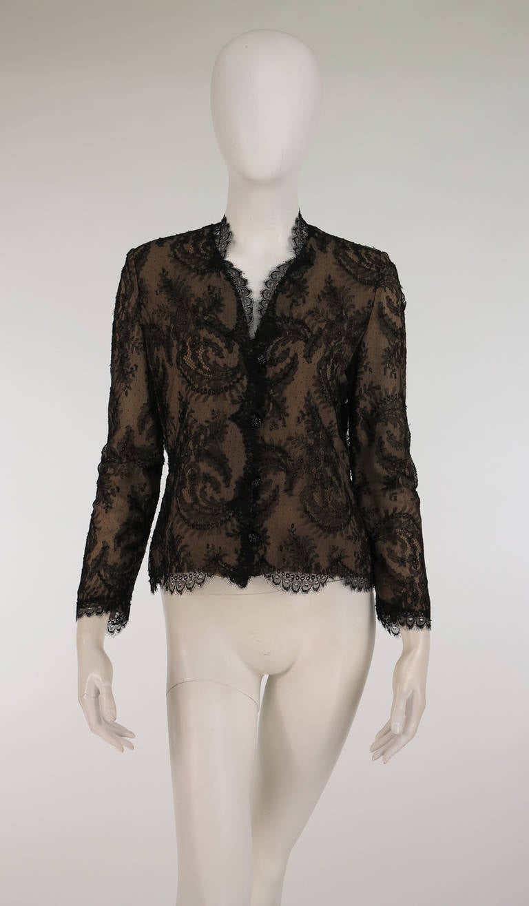 chantilly lace top
