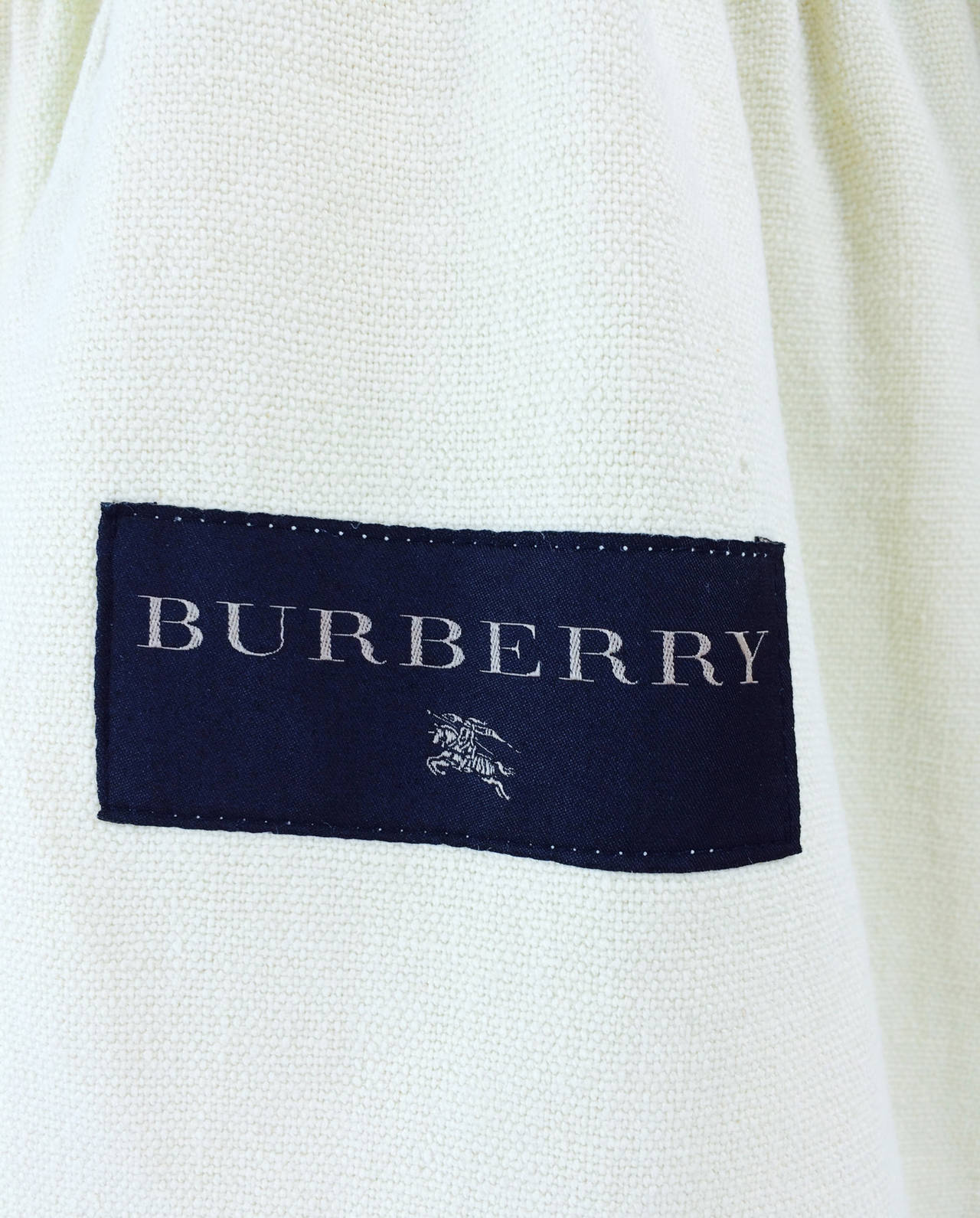 Burberry butter yellow hemp coat dress 2005 6