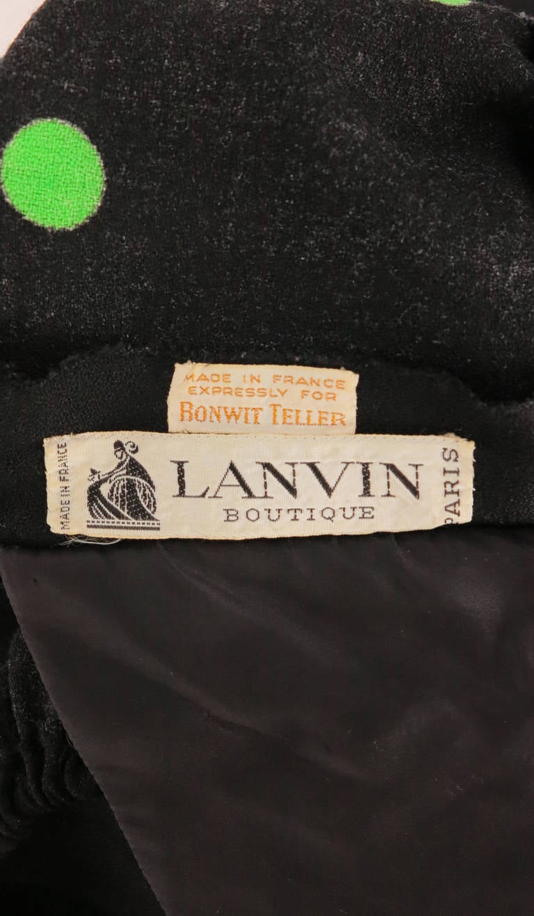 1960s Lanvin flower power halter mini dress For Sale at 1stdibs
