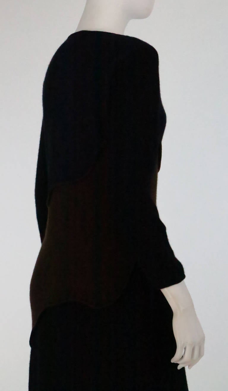 Women's Laura Biagiotti colour block cashmere dress