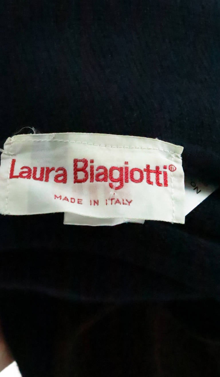 Laura Biagiotti colour block cashmere dress 3