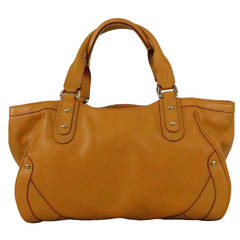 1990s Cole Haan maze leather double handle tote bag NWT 4