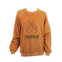 Vintage 1980s Moschino "teddy wear" sweat shirt