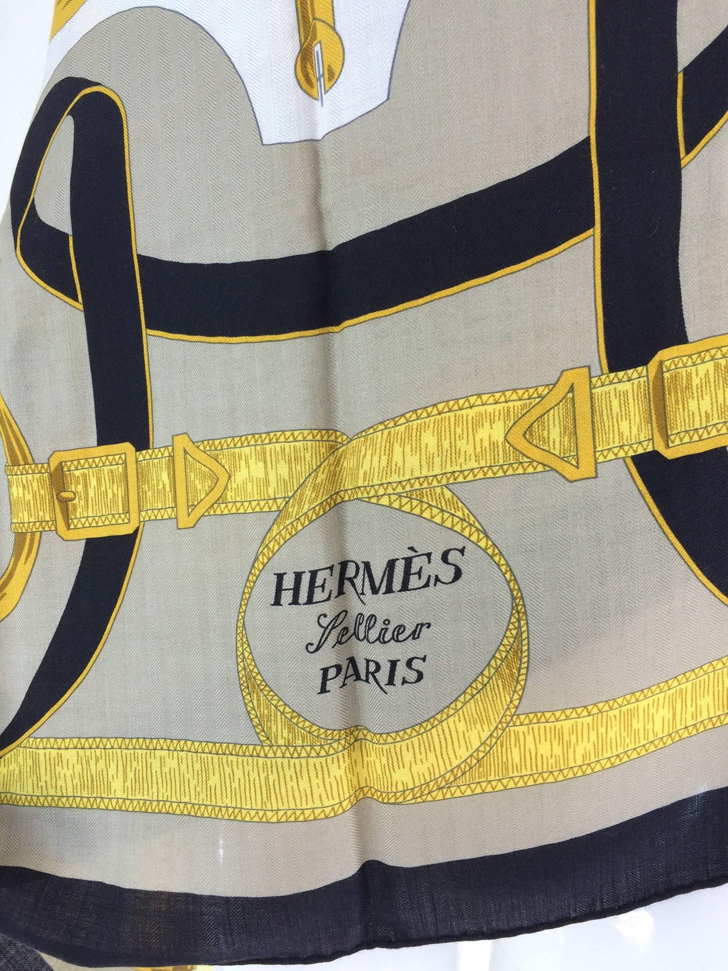 hermes eperon d'or shawl