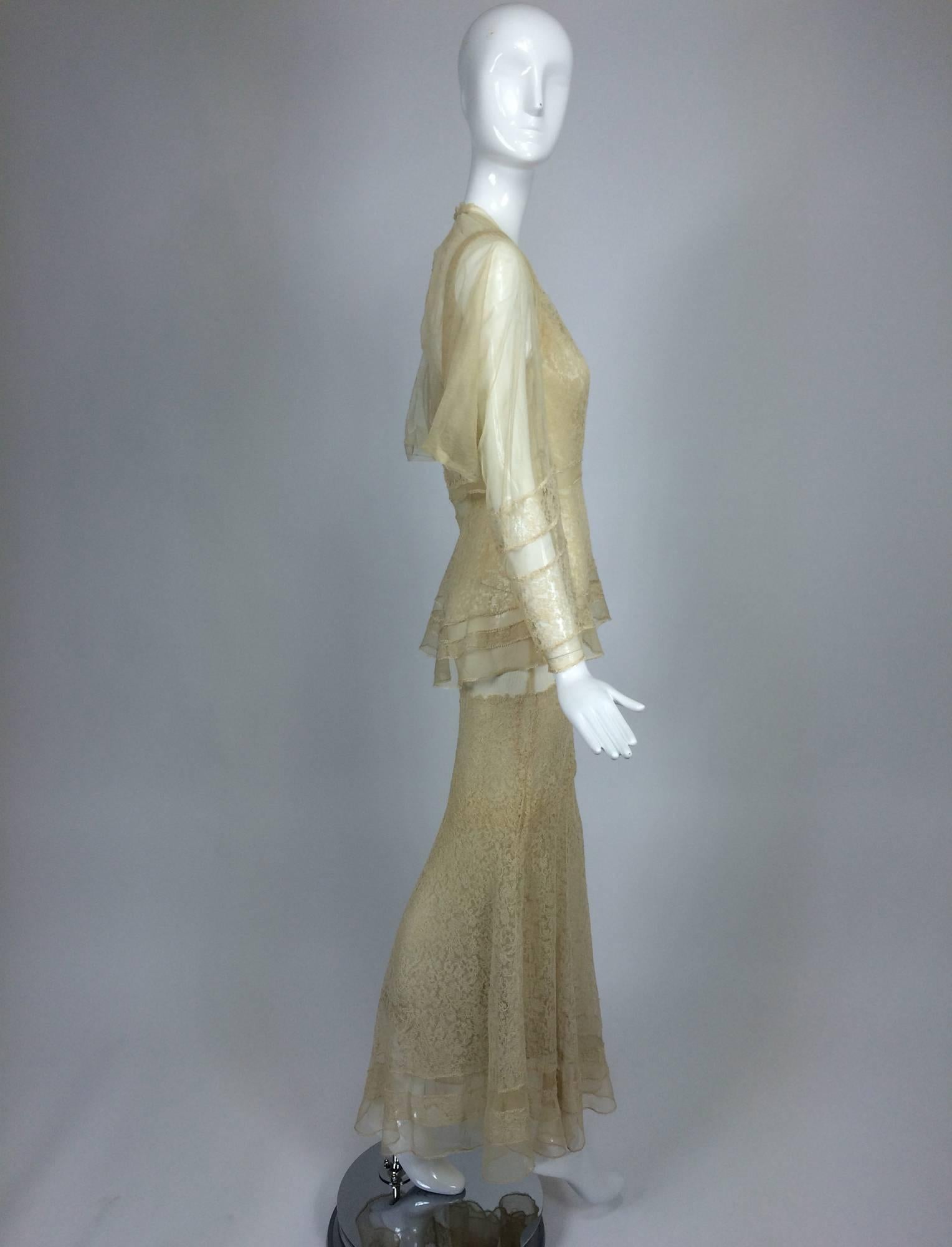 bias cut dress 1930s