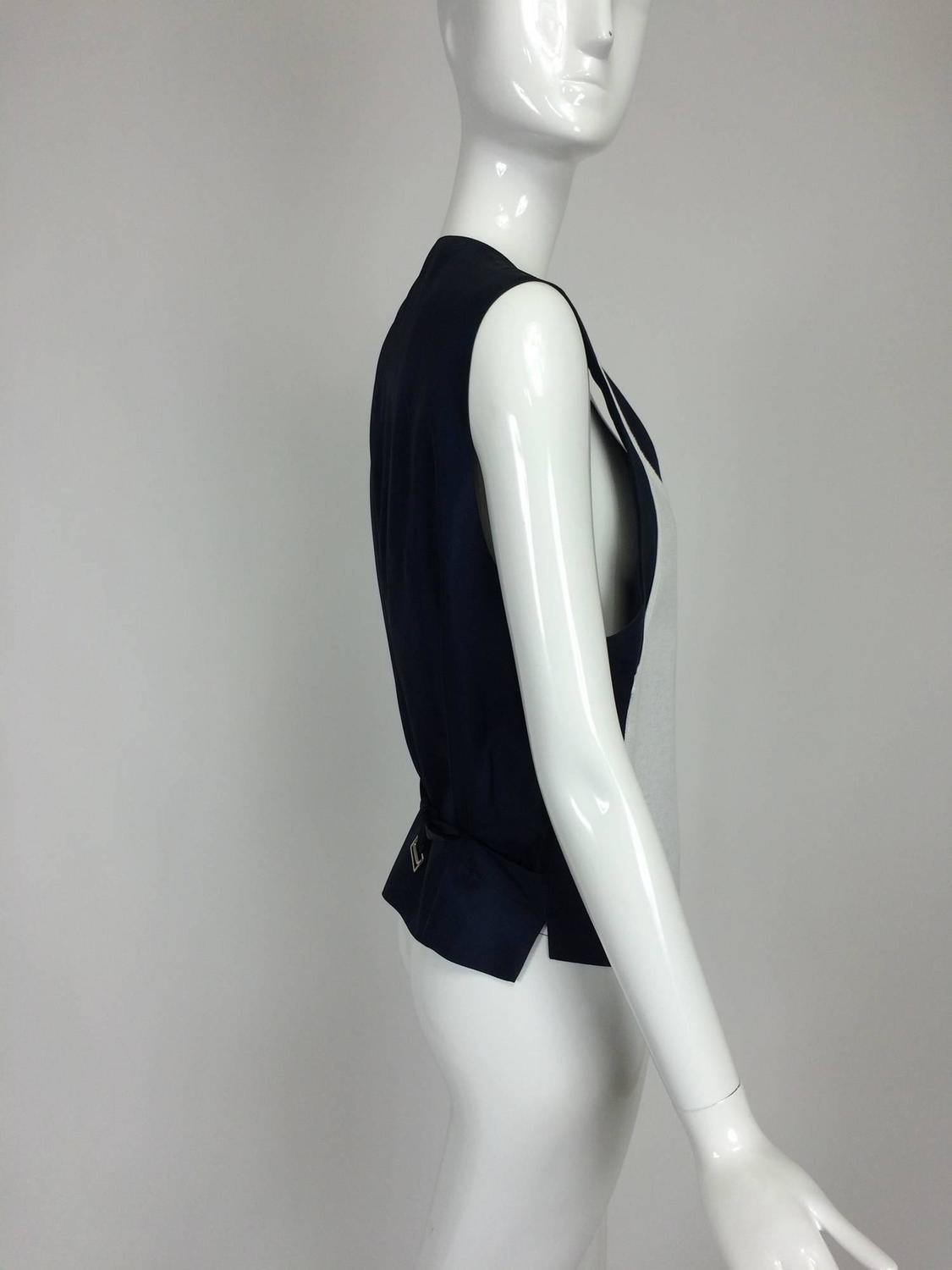 Moschino "wife beater" vest Cheap and Chic 1980s For Sale at 1stdibs