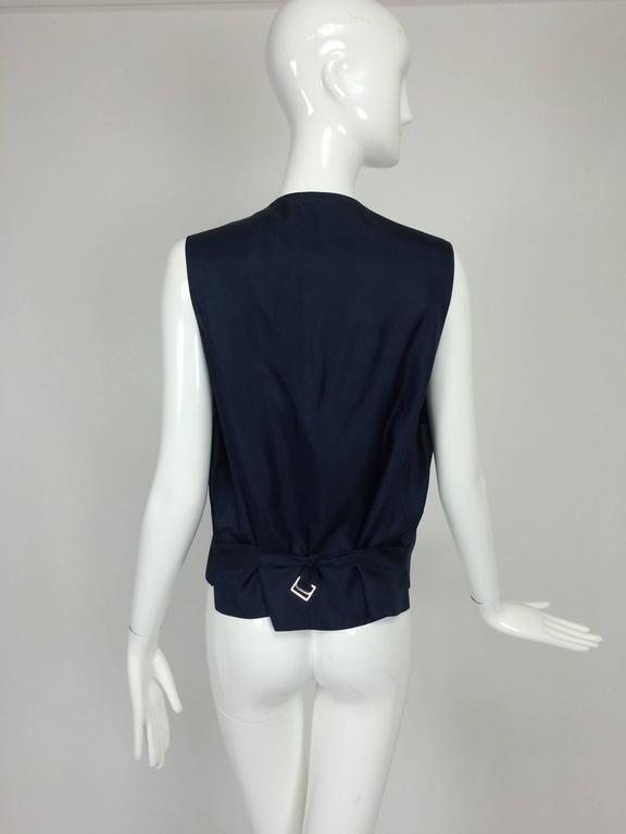Moschino "wife beater" vest Cheap and Chic 1980s For Sale at 1stDibs