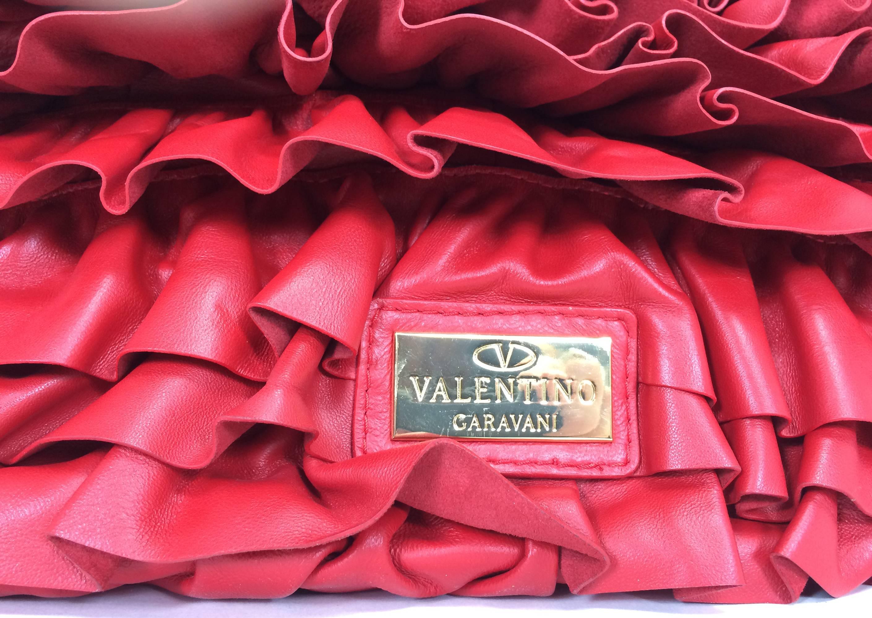 valentino ruffle bag