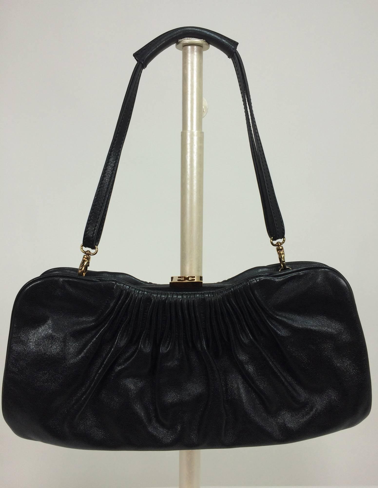 black lace clutch purse