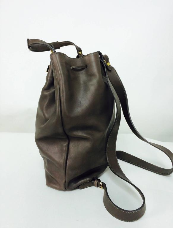 Alberto di Canio large soft taupe leather back pack with gold hardware at 1stDibs | alberta di canio, alberta dicanio purse, alberto di canio bags Alberto di Canio large soft taupe leather back pack with gold hardware at 1stDibs | alberta di canio, alberta dicanio purse, alberto di canio bags