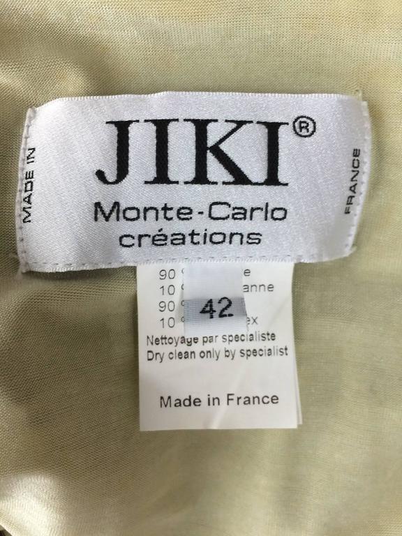 Vintage JIKI Monte Carlo Body con striped asymmetrical hem jumpsuit ...