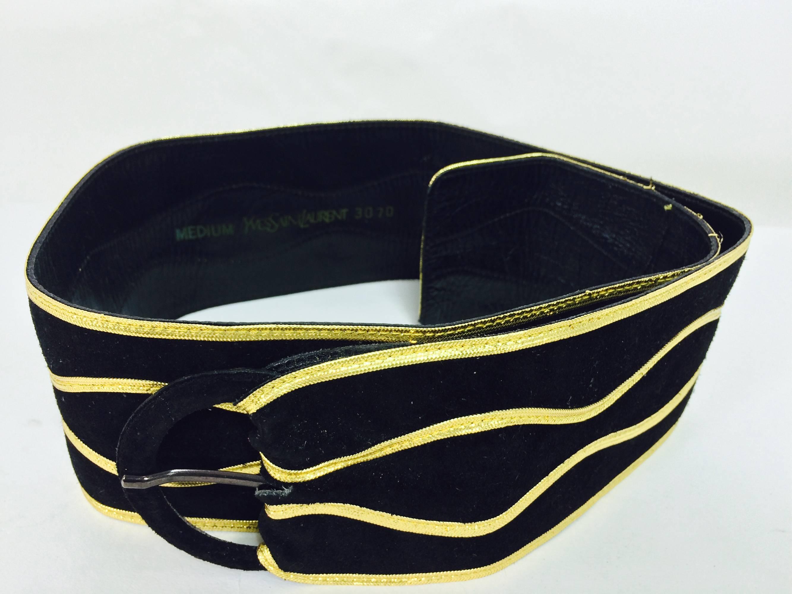 vintage yves saint laurent belt