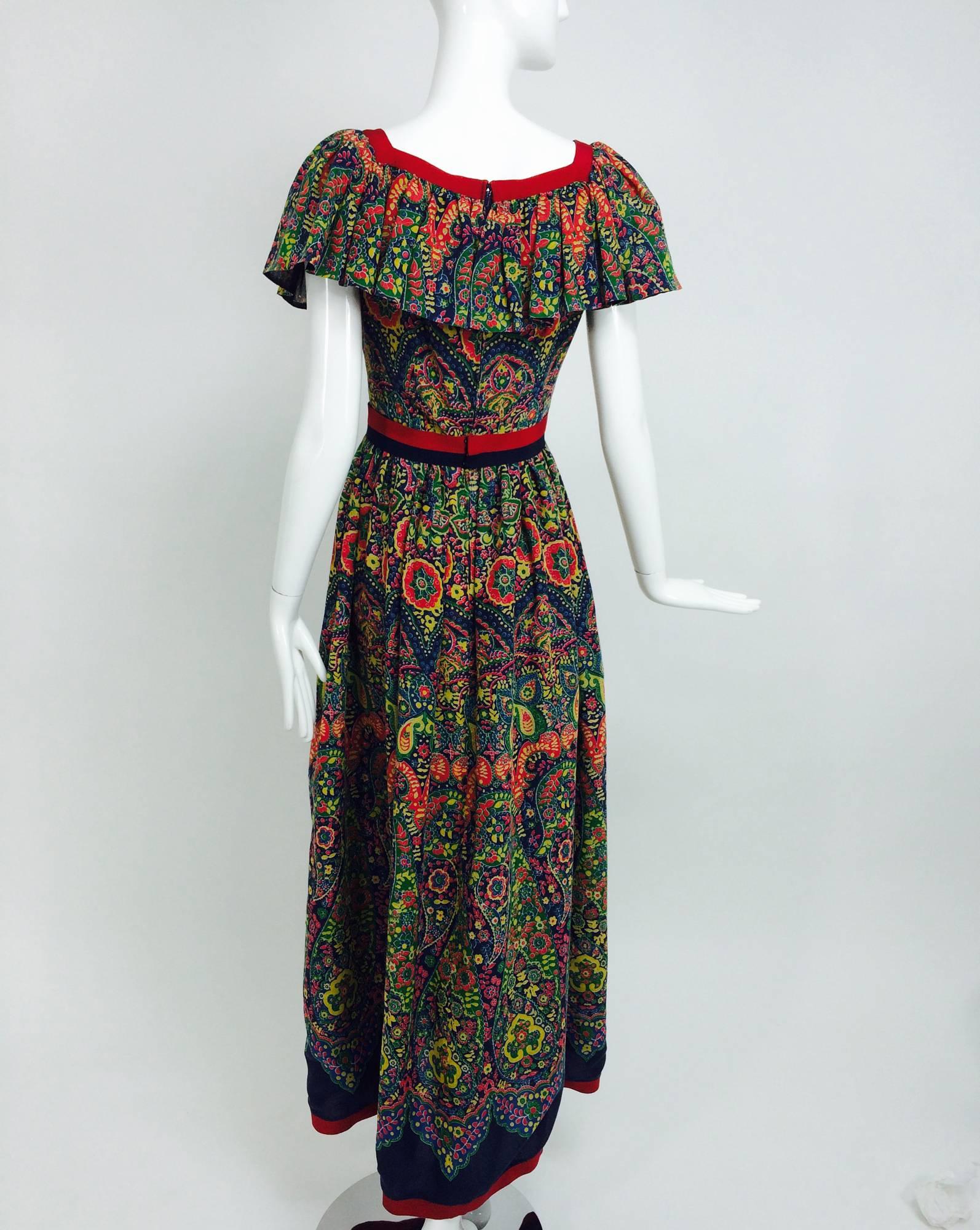 1960s maxi dress