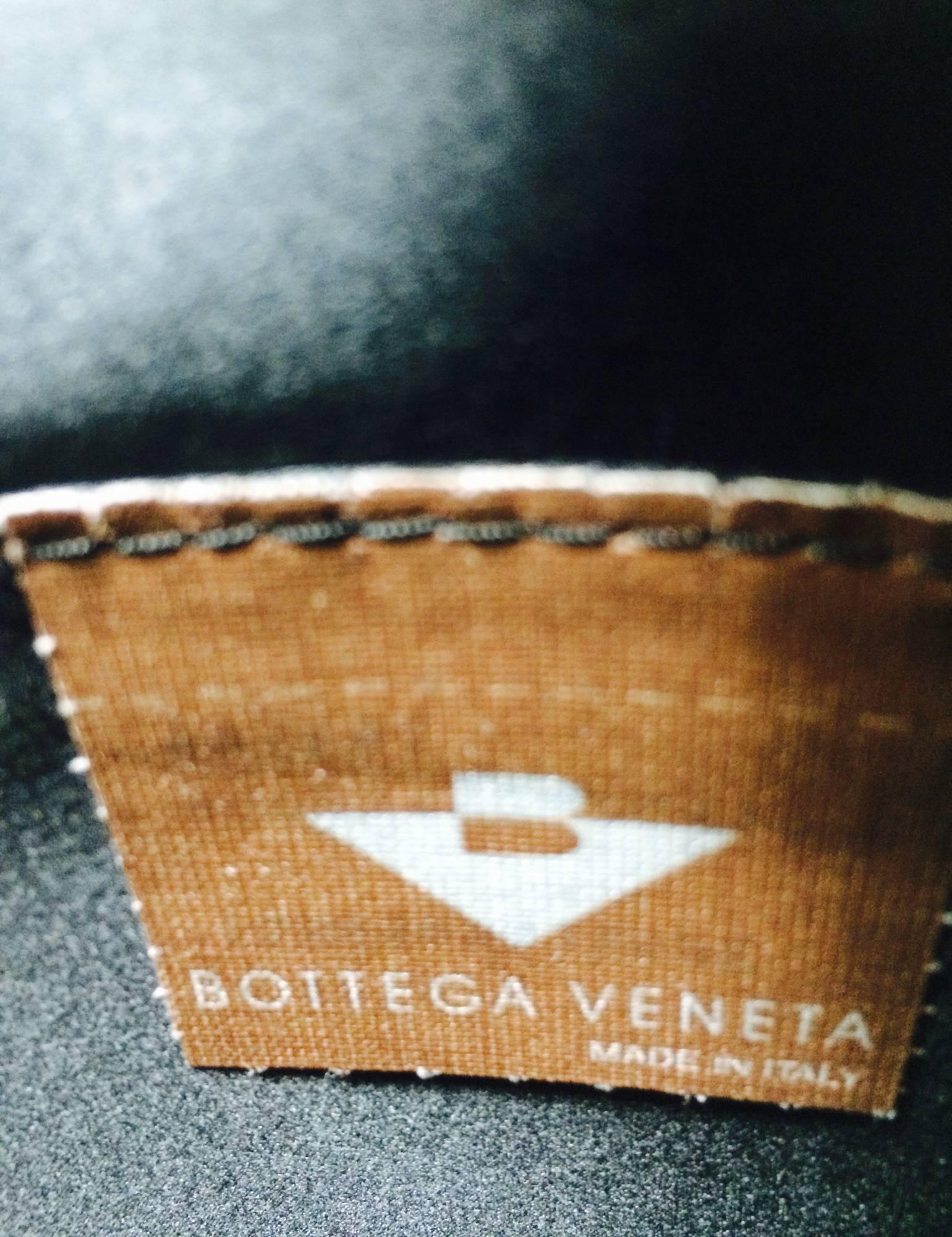 Bottega Veneta black silk satin Intrecciato shoulder bag handbag  In Excellent Condition In West Palm Beach, FL