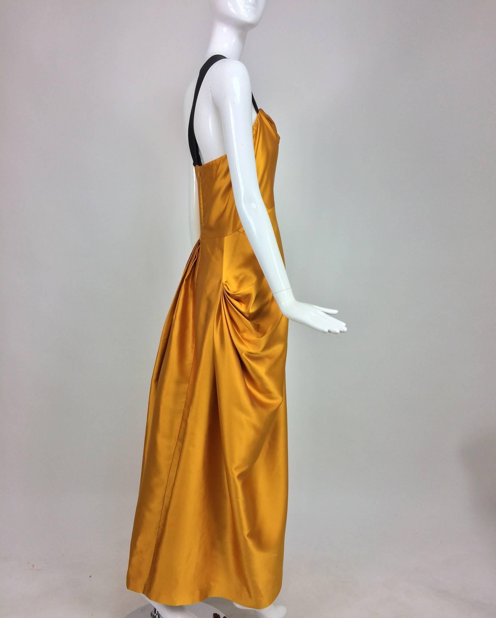 saffron gown