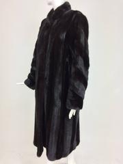Birger Christensen Denmark Dark mink fur coat full length female skins