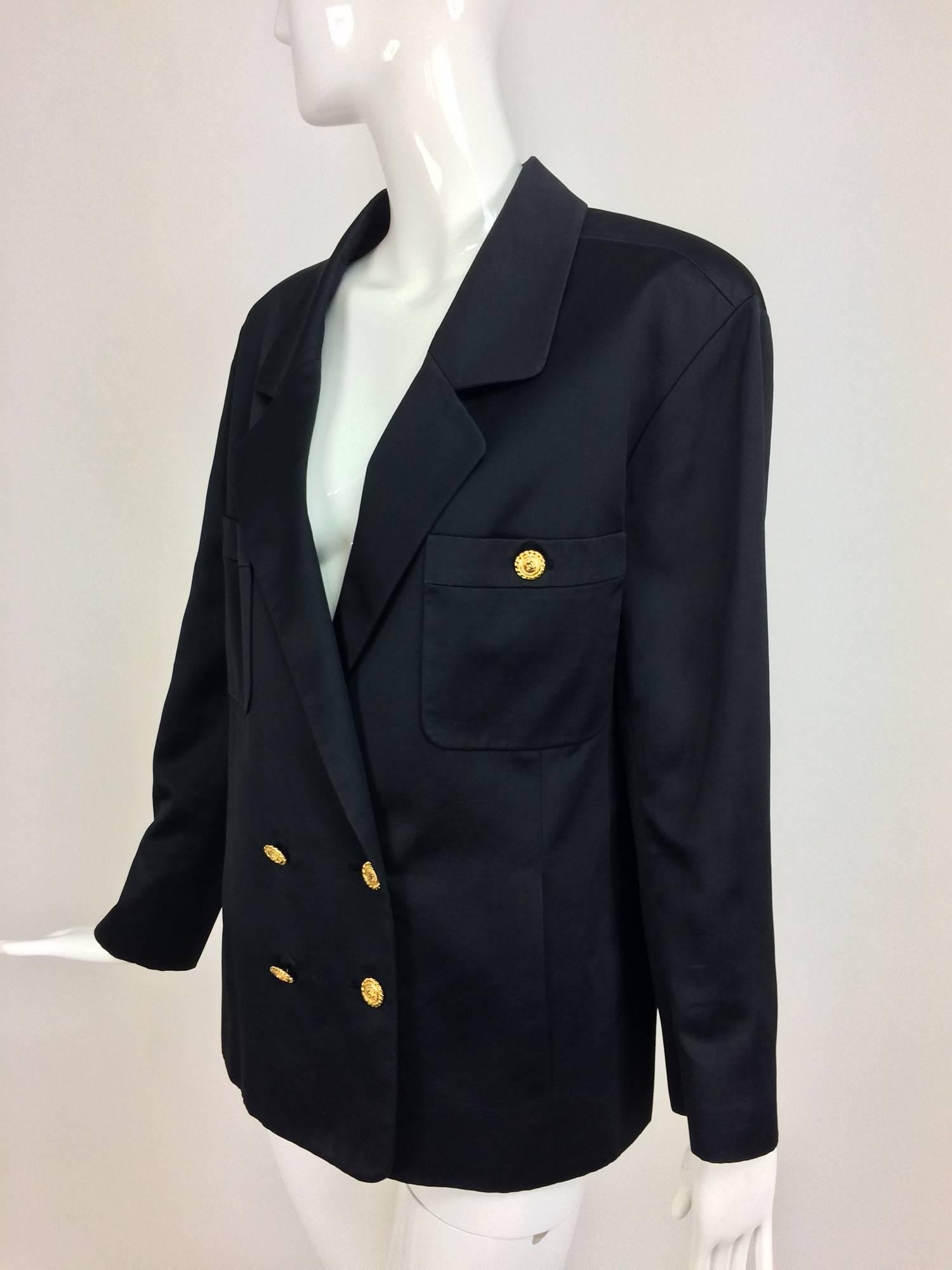 chanel pea coat