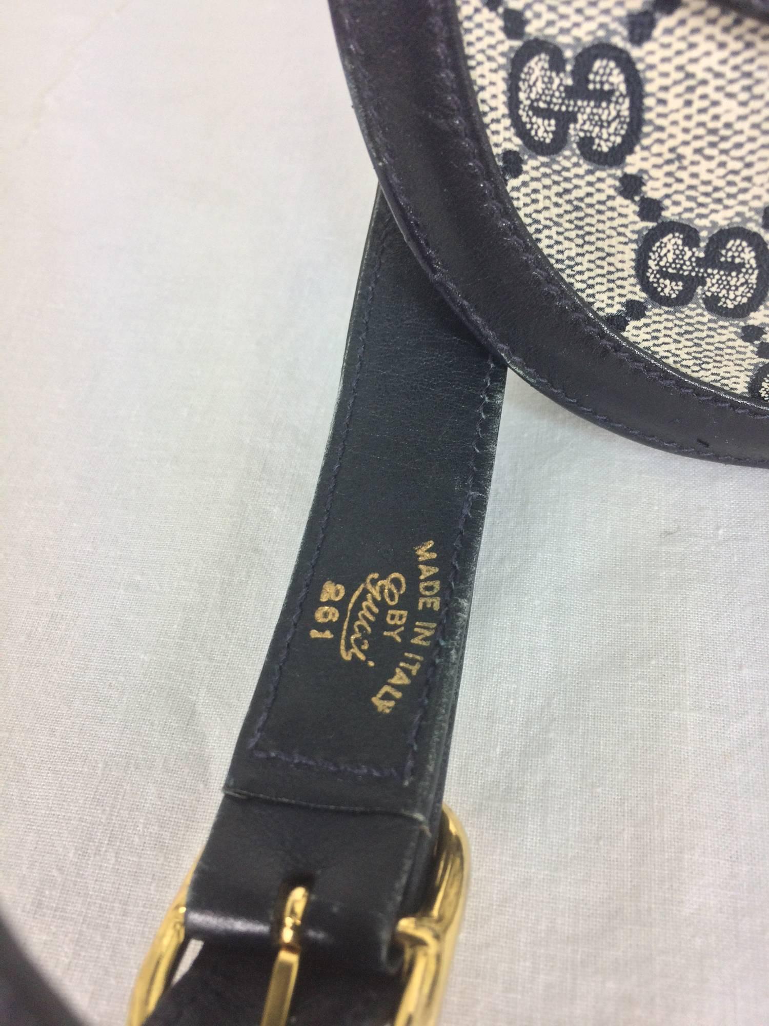 vintage gucci bag blue