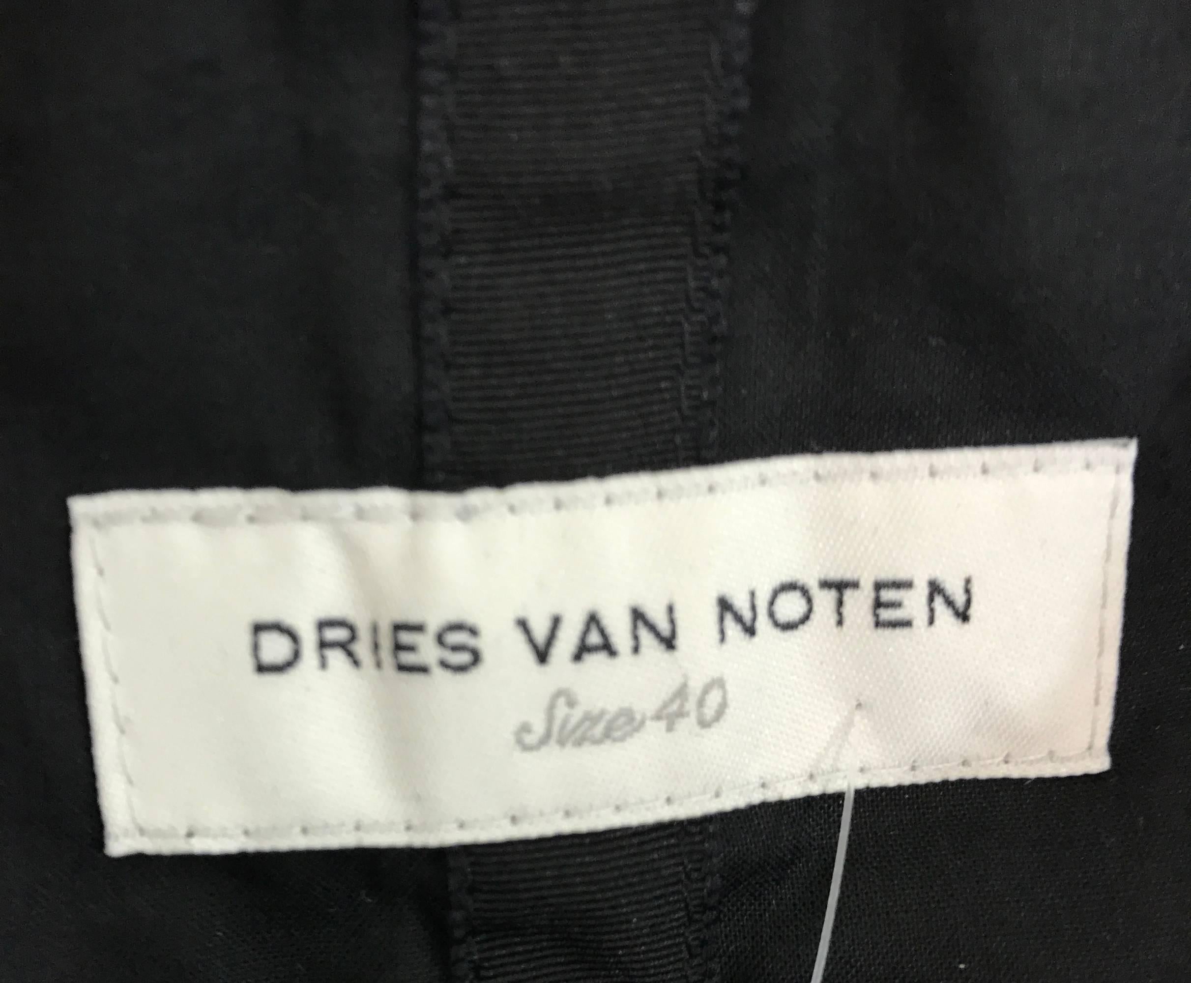 Dries Van Noten mixed fabric embroidered short sleeve jacket 40 In Excellent Condition In West Palm Beach, FL