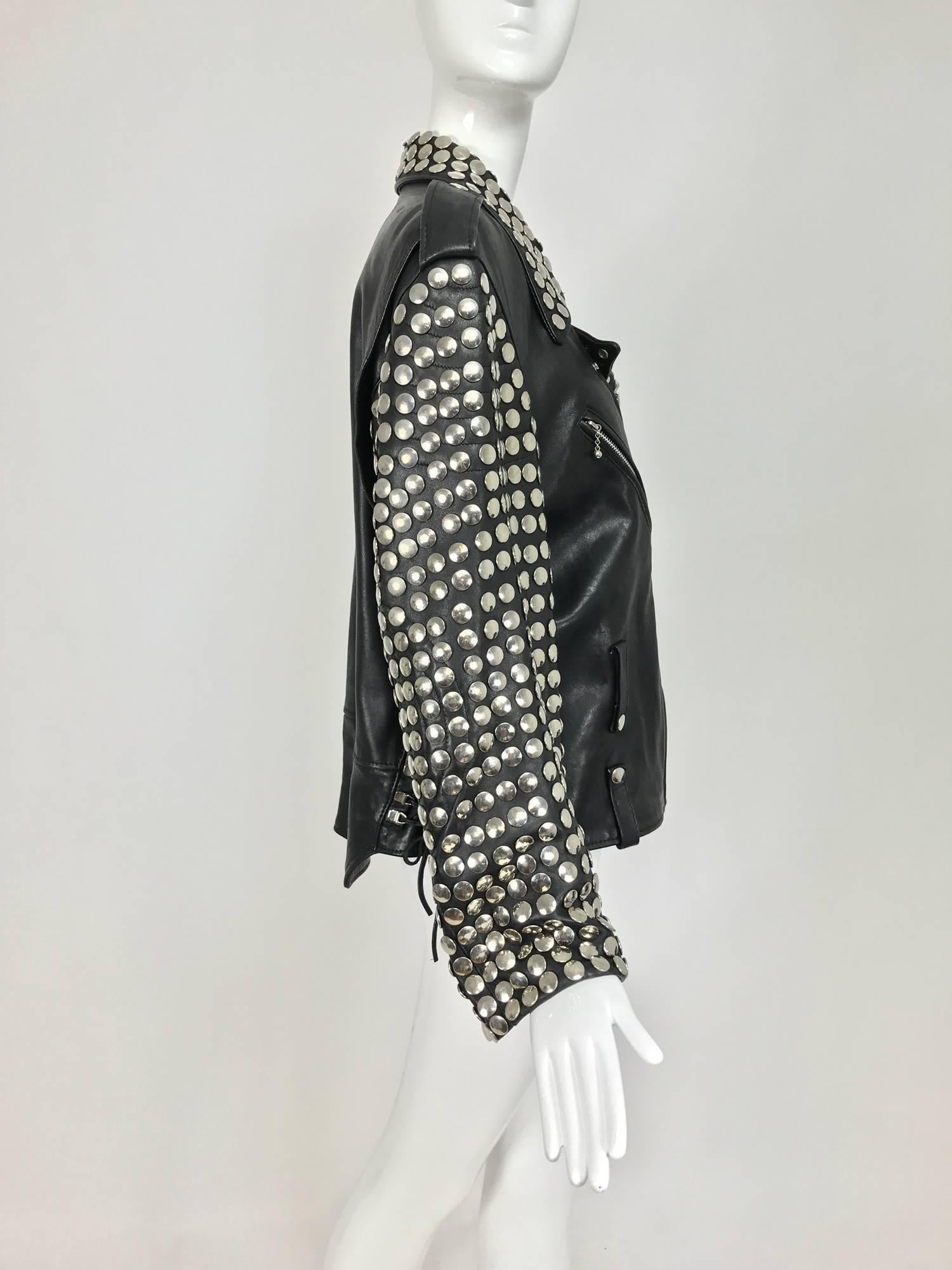 studded leather jacket mens