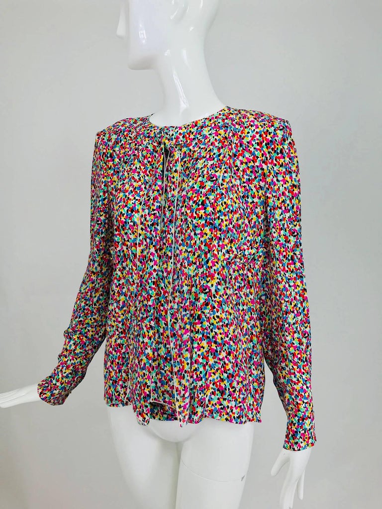 Chanel Silk confetti p...