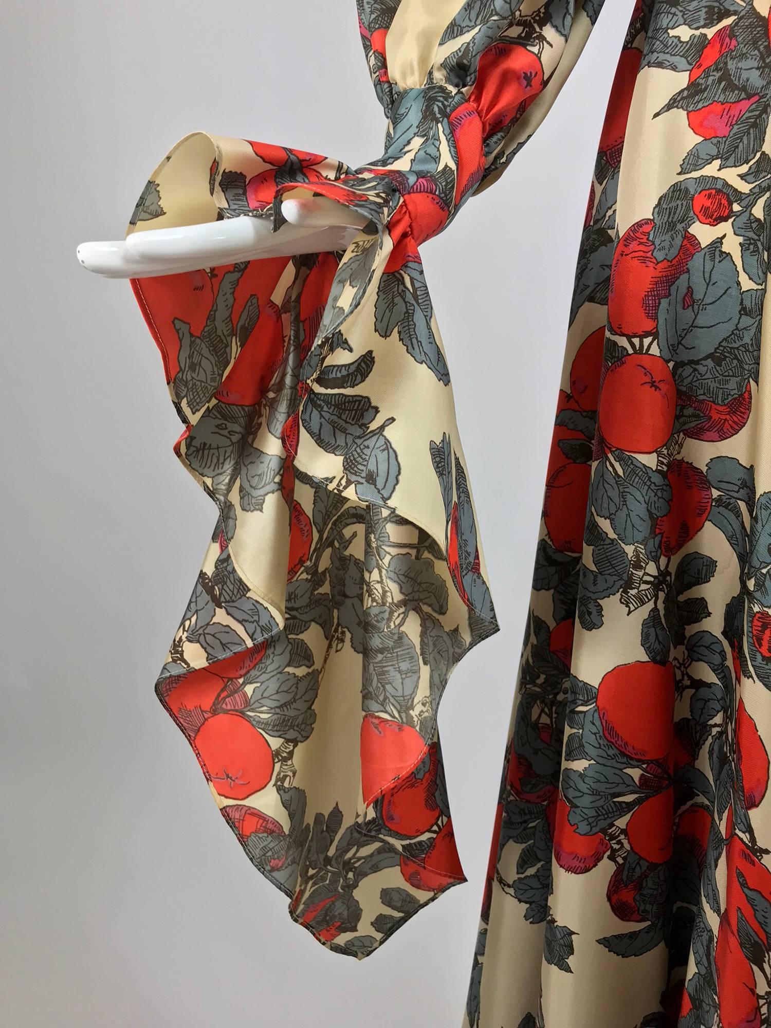 John Bates iconic apple print dress for Jean Varon  1970s 4